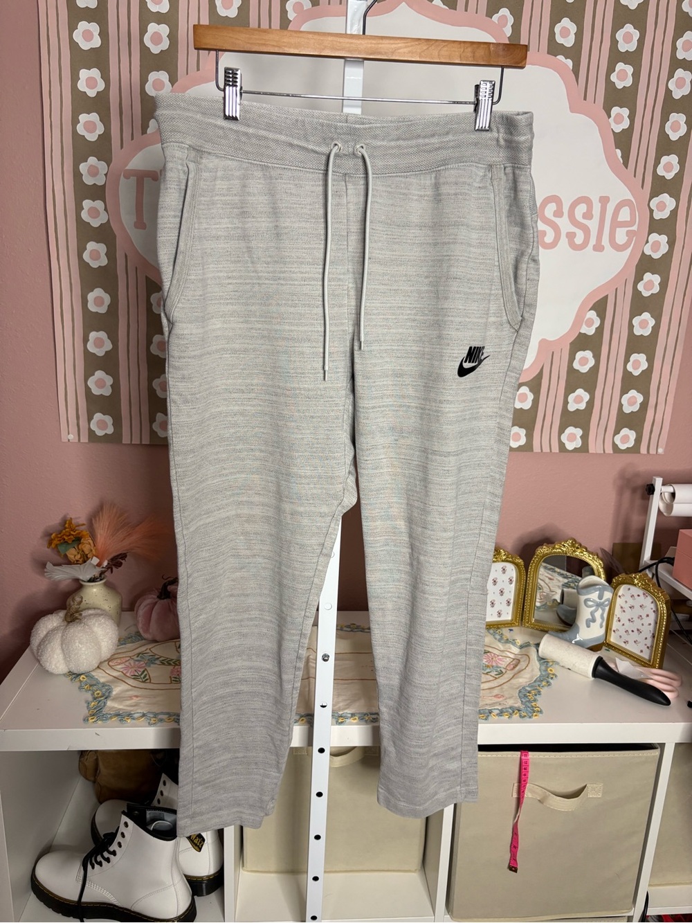 Nike Men's Knit Grey Sweat Pants